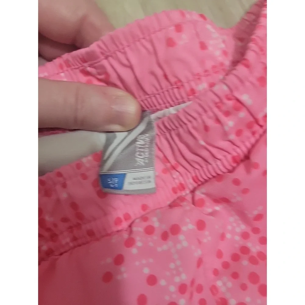 Old Navy Active Girls Pink Dot Go-Dry Running Shorts Size S 6-7